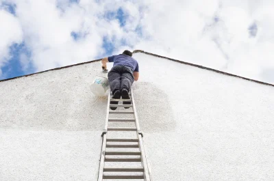 Peinture extérieure à la Goulafrière — façades et ravalement